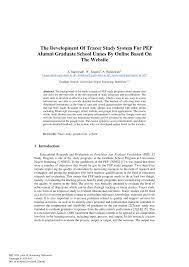 Pursuing graduate studies family / personal matters end of contract. Pdf The Development Of Tracer Study System For Pep Alumni Graduate School Unnes By Online Based On The Website