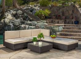 Aoxun 7 piece patio furniture sets outdoor sectional pe wicker sofa set manual weaving wicker rattan patio conversation sets with waterproof cushion and glass table (brown) 4.6 out of 5 stars 14. 50 Best Outdoor Wicker Furniture Ideas For 2021 Photos