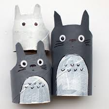 3 Totoro Crafts Totoro Crafts Totoro Diy Anime Crafts