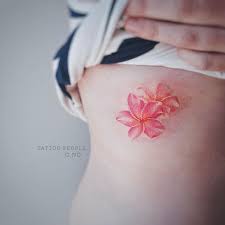 Plumeria Tattoo Hinh Xăm Xăm Hoa