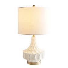 White Modern Layered Circle Table Lamp Pier 1 Lamp Table Lamp White Table Lamp