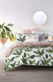 Pink Tropical Bedroom Luxury Green Pale Pink Enveloped In White Makes A Calming Tropical Tropical Bedrooms Bedroom Design Bedroom Green