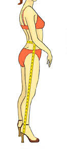 Kurze innere beinlänge 26,5 zoll / 67 cm. Massnehmen Schneidern Nahen