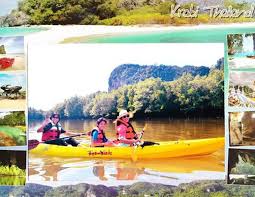 Tarikan terbaharu di krabi iaitu seven heaven. Berkayak Di Bor Thor Krabi