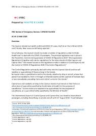 It was first identified in december 2019 in wuhan,. Covid 19 Emergency Decree Research Cayman Islands Ifrc