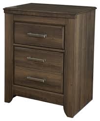Stretch the possibilities of dining room seating with this large upholstered dining room bench. Signature Design Juararo Two Drawer Night Stand Ashley Furniture B251 92