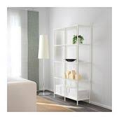 Vittsjo Hylla Vit Glas 100x175 Cm Shelf Unit Shelving Unit Shelves