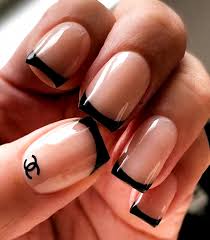 Black Nails Short Black Nails Acrylic Black Nails Short Square Nails Design F In 2020 Short Acrylic Nails Designs French Tip Acrylic Nails Square Nails