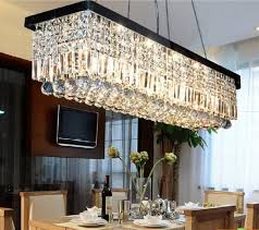 A classic chandelier with crystals can look just as good in your foyer or bedroom as it would in your dining room. Luxury New Modern K9 Crystal Pendant Light Ceiling Lamp Chandelier Lighting Ebay Modern Lighting Chandeliers Dining Room Chandelier Rectangular Chandelier