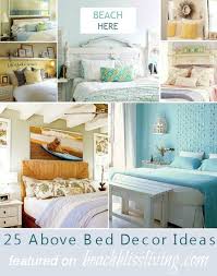 To give the room some added depth, parents can use fishing line and sticky hooks to suspend fish pillows or stuffed animals from the ceiling. Awesome Above The Bed Beach Themed Decor Ideas