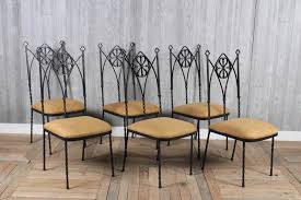 Sold Price 6 Gothic Revival Wrought Iron Chairs June 3 0119 10 00 Am Edt Wrought Iron Chairs Iron Chair Wrought