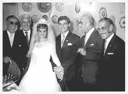 Alejandro Ciangherotti jr se casó a finales de los 50s con Teresa García.  Aquí con sus tíos Los Hermanos Soler