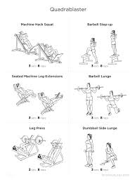 Diagram representing the posterior view of the insertion points of the quadriceps muscles and the origins of the leg muscles. Quad Exercise Diagram Wiring Diagram Portal