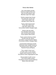 Semoga senantiasa kita bisa bahagia hidup dialam. Pantun Alam Sekitar