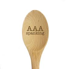 Amazon.com: AAA Spanking Laser Engraved Wooden Mixing Spoon: Home & Kitchen
