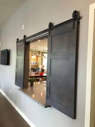 Rolling Barn Door Double Track Sliding Barn Doors Indoor Sliding Barn Door Hardware 20190513 Kitchen Barn Doors Pass Through Kitchen Interior Barn Doors