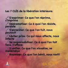 Les 7 CLÉS de la libération intérieure: 🗝S'exprimer: Ce que l'on réprime,  s'imprime 🗝Dédramatiser: Ce à qu… | Lâcher prise, Poeme et citation,  Amélioration de soi