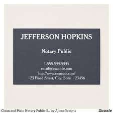 Clean And Plain Notary Public Business Card Zazzle Com Notary Public Business Notary Public Business Card Design Simple