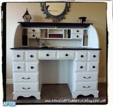 Funcycled Rolltop Desk I Ve Seen So Many Of These Desks On Craigslist Lately Painting It Like This Would Be Great For Roll Top Desk Desk Makeover Furniture
