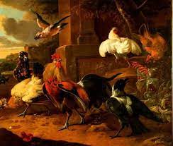 Copy After Melchior D Hondecoeter The Poultry Yard Omsk M A Vrubel Museum Omsk Russia Museum Animals Artwork Art