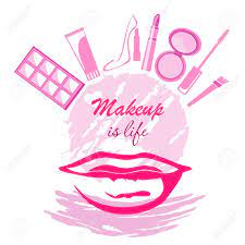 All beauty, all the time—for everyone. Trend Beauty Logo Emblem Makeup If Life Concept With Lips Cream Brush Mascara Eyeshadow Lipstick Shoe On Circle And Paint Color Dab Royalty Free Cliparts Vectors And Stock Illustration Image 86620346
