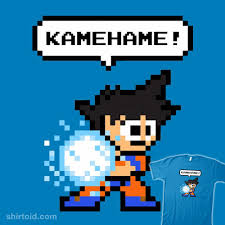 Beyond the epic battles, experience life in the dragon ball z world as you fight, fish, eat, and train with goku, gohan, vegeta and others. 8 Bit Kamehame Shirtoid