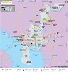 Show me a map of tampa florida. Tampa Map Map Of Tampa City In Florida Fl