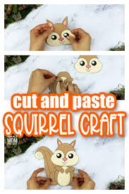 Free printable owl collection tags from by myowlbarn via flickr. Free Printable Cut And Paste Squirrel Craft For Kids