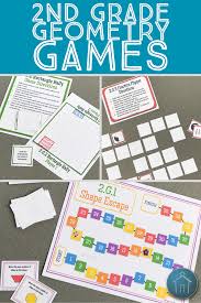 Are You Looking For Engaging And Fun Math Games For Your Second Grade Students Check Out These Low Pr Classroom Math Games Geometry Math Games Geometry Games