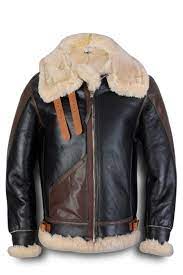 Leather Jacket For Men Original Lambs Rocky Bomber Style Faux Fur F Best Leather Jacket 2019 Winter Leather Jackets Best Leather Jackets Leather Jacket Style