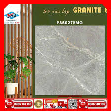 Gạch 80x80 Ý Mỹ Pierre-Cardin P85027RMG Granite Xám - Vinceramic