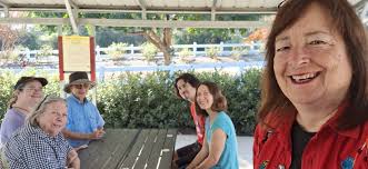 Pollinator garden at rose garden