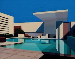 Andy Burgess Pool In Shadow 2016 Artsy Bauhaus Architecture Architecture Brutalist