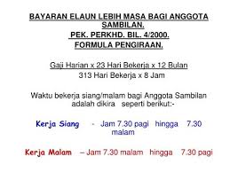 Cara kira elaun elaun elaun kerajaan elaun lebih masa format elaun. Cara Kira Ot Sejam Kerajaan Bitk Gaji Untuk Tunggakan Rm3000 Misalnya Komitmen Bulanan Ialah Rm150 5 X Rm3000 Halu Dd