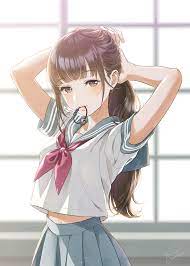 オリジナル 髪結い 森倉円のイラスト pixiv アニメのネコ アニメチビ 可愛いアニメガール