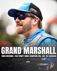 Joining his fellow champions 🏆 The 2015 XFINITY Series champion will help  deliver the most famous words in motorsports this Saturday night.