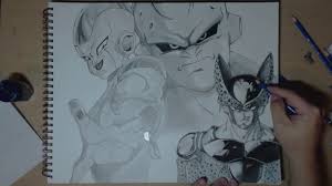 Maybe you would like to learn more about one of these? Drawing Frieza Perfect Cell Kid Buu Dragon Ball Z Villains Youtube