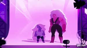 Stevenuniverse Gems Jasper And Amethyst Talk Jasper Destroy Background Set Gif Amethyst Steven Universe Jasper Steven Universe White Diamond Steven Universe