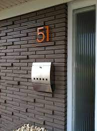 Here are a few websites you can try Modern Dwell House Numbers