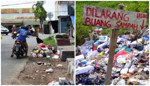 Hasil gambar untuk membuang sampah sembarangan
