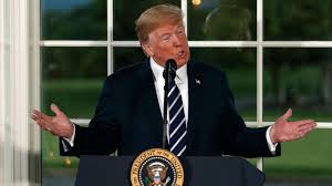 Donald trump's latest pair of khakis is way too big, and we're trying to figure out why. Trump Fact Check President S Pants On Fire Claims About California Blazes And Tariffs Abc News