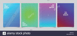 Ein linienraster erzeugt ein lineares punktmuster. Set Vorlage Minimaler Umfasst Design Gradient Bunte Raster Mit Linien Muster Hintergrund Vector Illustration Stock Vektorgrafik Alamy