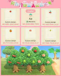 Tiny Fruit Markers Ac Newhorizons Animal Crossing Game Animal Crossing New Animal Crossing