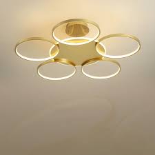 From the moment i placed the order the company was in contact with me making sure. Gold Modern Contemporary Nordic Style Circle Ceiling Chandelier With Remote Control Also Can Be Used As Wall Light Lightingo Co Uk