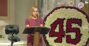 Carli miles is better known as the wife of tyler skaggs, who was an american professional baseball starting pitcher, played in major league baseball (mlb) suddenly, he passed away, leaving his wife carli to mourn the love of her life. Wife Of Angels Pitcher Tyler Skaggs Gives Tribute At Memorial People Com