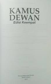 Kamus dewan bahasa dan pustaka? Kamus Dewan Edisi Keempat Hard Cover