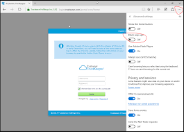 If you notice a white flash but nothing opens when you click on the link, a pop up blocker may be blocking the new window. Trustwave Endpoint Protection Disabling Pop Up Blockers