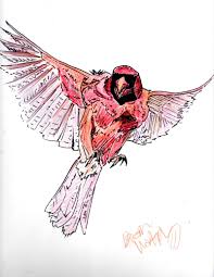 Check spelling or type a new query. Flying Cardinal Bird Tattoo Design By Seven44