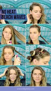 Layering products purposefully helped add the texture i for updos prom hairstyles for short hair, bobby pins and hairspray are your secret weapons here. How To Get Beach Waves Without Using Heat Tools Short Hair Waves Beach Wave Hair Hair Without Heat