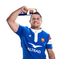 Équipe de france de rugby à xv) represents france in men's international rugby union and it is administered by the french rugby federation. Equipe De France Rugby Sticker By Societe Generale For Ios Android Giphy